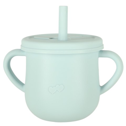 Naczynia silikonowe dla dzieci niemowląt krab zestaw stołowy 9 elementów niebieski