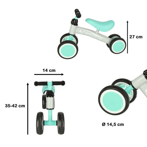 Rowerek biegowy Trike Fix Tiny rower jeździk 3w1 miętowy Rowerek biegowy Trike Fix Tiny rower jeździk 3w1 miętowy