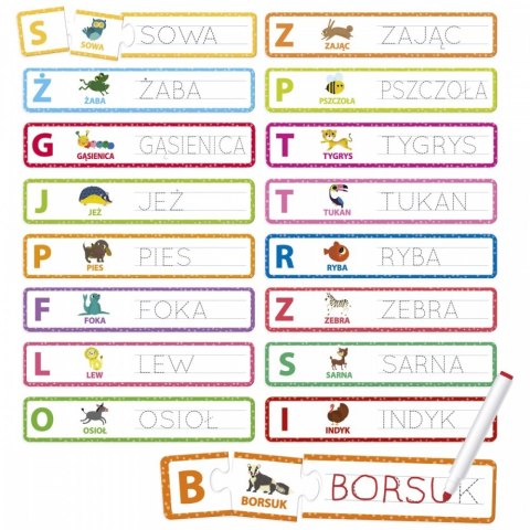Zestaw edukacyjny Carotina Czytam, piszę i bawię się - Zwierzęta Lisciani Zestaw edukacyjny Carotina Czytam, piszę i bawię się - Zwierzęta Lisciani