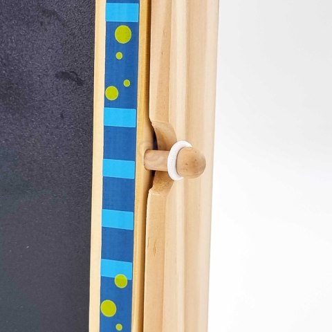 Tooky Toy TOOKY TOY Tablica Magnetyczna Kredowa 2w1 Układanka Puzzle Kształty 117 el. Certyfikat FSC