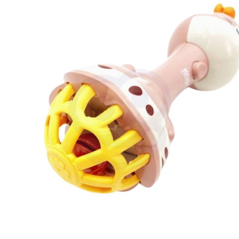 Woopie Baby WOOPIE BABY Grzechotka Żyrafka Sensoryczna Gryzak z Muzyką Montessori 1 szt.