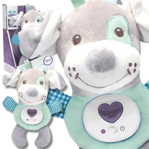 Woopie Baby WOOPIE BABY Interaktywny Pluszak Przytulanka dla Niemowląt Światło Dźwięk Piesek Usypiacz