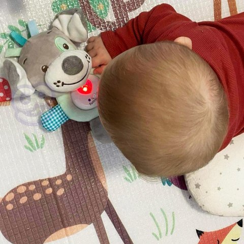 Woopie Baby WOOPIE BABY Interaktywny Pluszak Przytulanka dla Niemowląt Światło Dźwięk Piesek Usypiacz