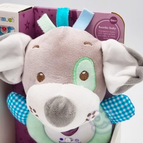 Woopie Baby WOOPIE BABY Interaktywny Pluszak Przytulanka dla Niemowląt Światło Dźwięk Piesek Usypiacz