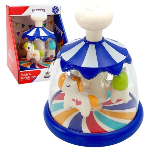 Woopie Baby WOOPIE BABY Kolorowe Koniki Niebieski Bączek Karuzela