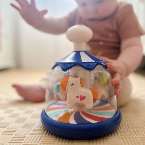 Woopie Baby WOOPIE BABY Kolorowe Koniki Niebieski Bączek Karuzela