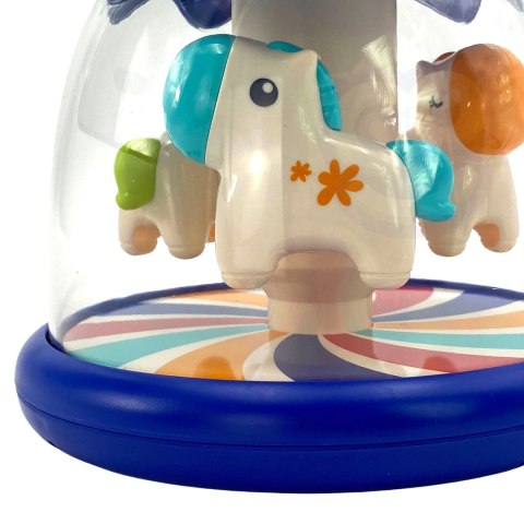 Woopie Baby WOOPIE BABY Kolorowe Koniki Niebieski Bączek Karuzela