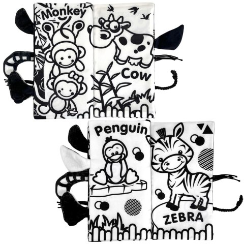 Woopie Baby WOOPIE BABY Książeczka Kontrastowa Sensoryczna Dla Niemowląt