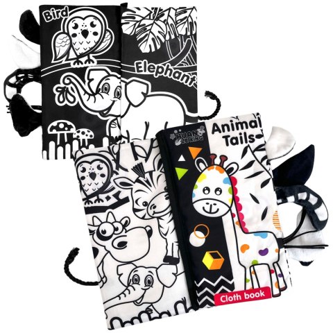 Woopie Baby WOOPIE BABY Książeczka Kontrastowa Sensoryczna Dla Niemowląt