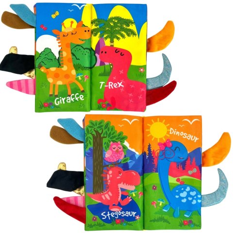 Woopie Baby WOOPIE BABY Książeczka z Ogonkami Zwierząt Leśnych Materiałowa