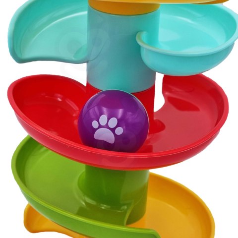 Woopie Baby WOOPIE BABY Kulodrom Tor Kulkowy Zestaw Spirala + 2 Kulki