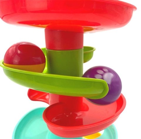 Woopie Baby WOOPIE BABY Kulodrom Tor Kulkowy Zestaw Spirala + 2 Kulki