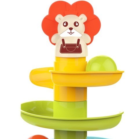 Woopie Baby WOOPIE BABY Kulodrom Tor Kulkowy Zestaw Spirala + 6 Kulek