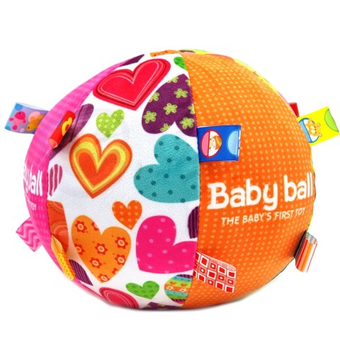 Woopie Baby WOOPIE BABY Miękka Sensoryczna Piłka Pani Metka z Wszywkami dla Malucha + Dźwięk