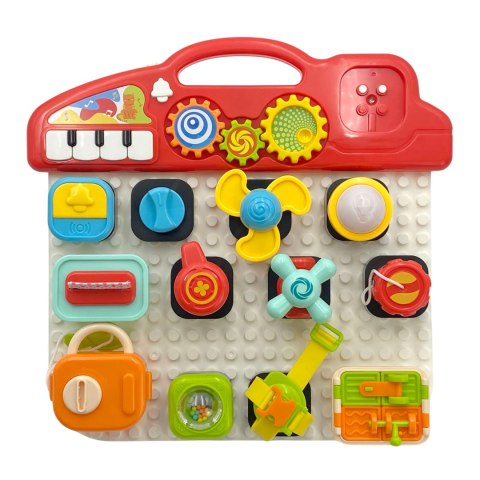 Woopie Baby WOOPIE BABY Montessori Tablica Manipulacyjna Kolorowy Panel Aktywności