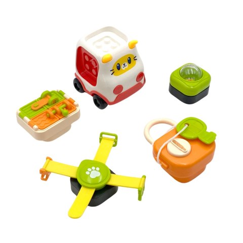 Woopie Baby WOOPIE BABY Montessori Tablica Manipulacyjna Kolorowy Panel Aktywności