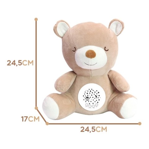 Woopie Baby WOOPIE BABY Przytulanka Usypiacz Projektor 2w1 Miś - 10 Kołysanek