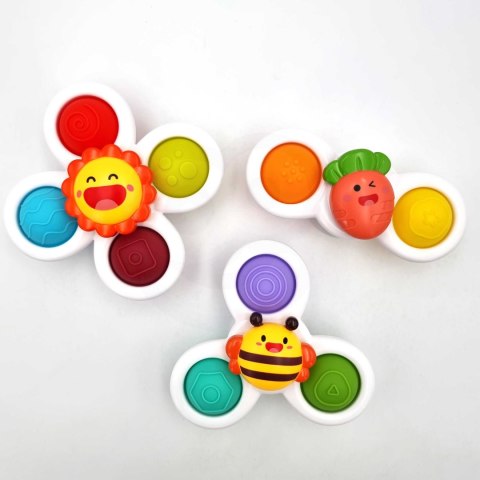 Woopie Baby WOOPIE BABY Spiner Zabawka Sensoryczna Edukacyjna 3w1