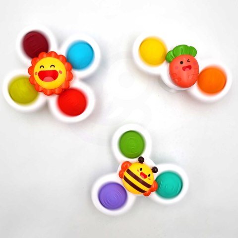 Woopie Baby WOOPIE BABY Spiner Zabawka Sensoryczna Edukacyjna 3w1