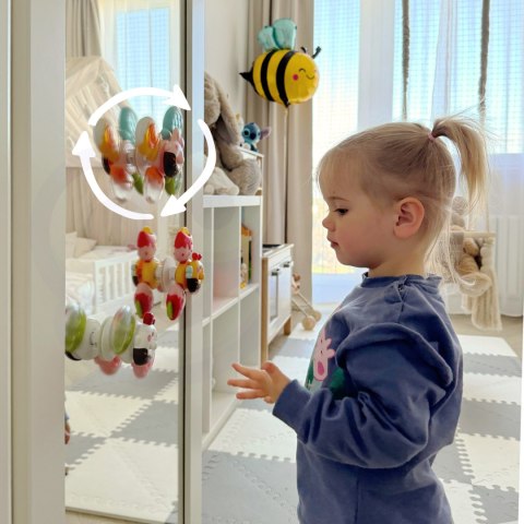 Woopie Baby WOOPIE BABY Spinner Zabawka Sensoryczna Pszczoła Kurczak Królik Wymienne 3 szt.