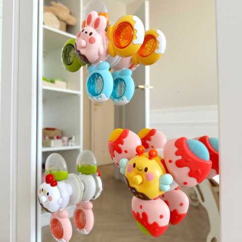 Woopie Baby WOOPIE BABY Spinner Zabawka Sensoryczna Pszczoła Kurczak Królik Wymienne 3 szt.