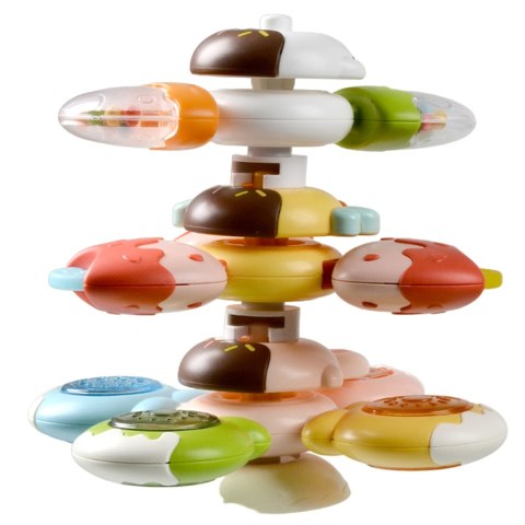 Woopie Baby WOOPIE BABY Spinner Zabawka Sensoryczna Pszczoła Kurczak Królik Wymienne 3 szt.