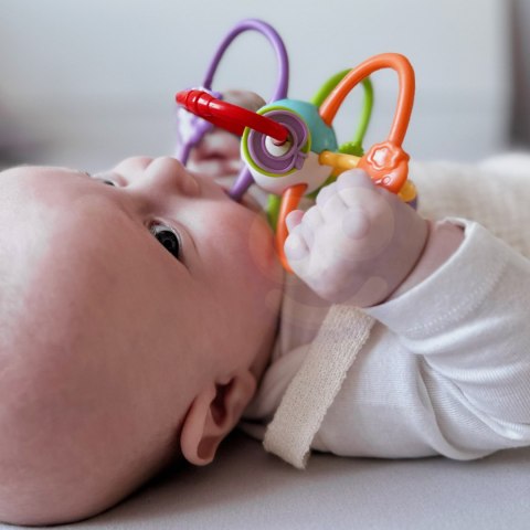 Woopie Baby WOOPIE BABY ZABAWKA SENSORYCZNA GRZECHOTKA GRYZAK 2w1