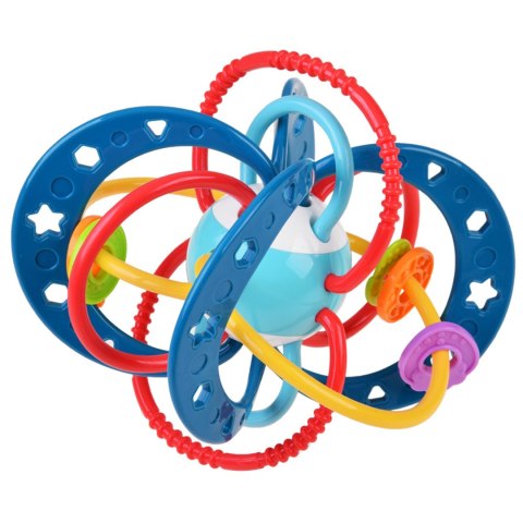 Woopie Baby WOOPIE BABY Zabawka Sensoryczna 2w1 Gryzak Grzechotka Montessori