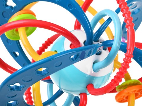 Woopie Baby WOOPIE BABY Zabawka Sensoryczna 2w1 Gryzak Grzechotka Montessori