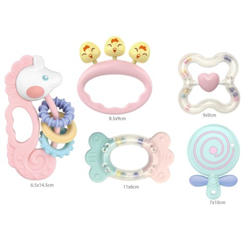 Woopie Baby WOOPIE BABY Zestaw Gryzaków Grzechotek Sensorycznych