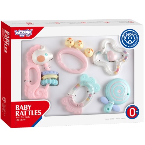 Woopie Baby WOOPIE BABY Zestaw Gryzaków Grzechotek Sensorycznych