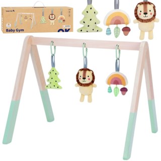Tooky Toy TOOKY TOY Baby Gym Stojak Edukacyjny Gimnastyczny 3 Zawieszki