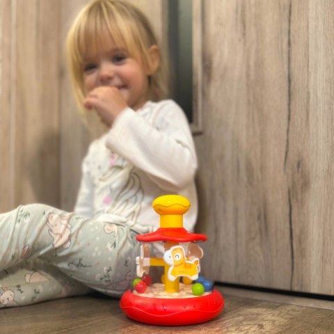 Woopie Baby WOOPIE BABY Kolorowe Koniki Czerwona Bączek Karuzela