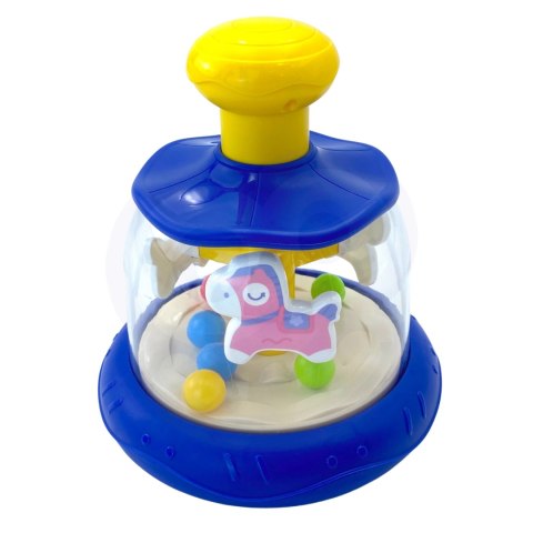 Woopie Baby WOOPIE BABY Kolorowe Koniki Niebieski Bączek Karuzela z Kulkami