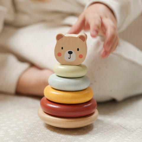 Woopie Let's Go Green WOOPIE GREEN Pudełko Sorter Box 3w1 Klocki Piramidka Słonik FSC