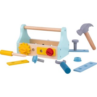 Tooky Toy TOOKY TOY Drewniana Skrzynka z Narzędziami Zestaw 18 el.
