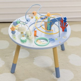 Classic World CLASSIC WORLD Drewniany Stolik Aktywności "Morskie Życie" Muzyczno Edukacyjny