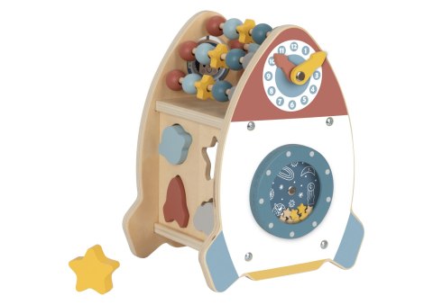 Tooky Toy TOOKY TOY Kosmiczna Rakieta Aktywności Sorter Labirynt Drewniany Tooky Toy TOOKY TOY Kosmiczna Rakieta Aktywności Sorter Labirynt Drewniany