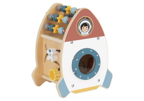 Tooky Toy TOOKY TOY Kosmiczna Rakieta Aktywności Sorter Labirynt Drewniany Tooky Toy TOOKY TOY Kosmiczna Rakieta Aktywności Sorter Labirynt Drewniany