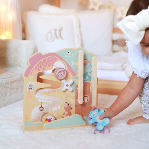 Tooky Toy TOOKY TOY Labirynt Tablica Edukacyjna Tor 2w1 Labirynt Drewniany Tooky Toy TOOKY TOY Labirynt Tablica Edukacyjna Tor 2w1 Labirynt Drewniany