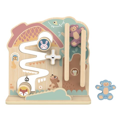 Tooky Toy TOOKY TOY Labirynt Tablica Edukacyjna Tor 2w1 Labirynt Drewniany Tooky Toy TOOKY TOY Labirynt Tablica Edukacyjna Tor 2w1 Labirynt Drewniany