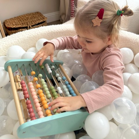 Tooky Toy TOOKY TOY Liczydło Dwustronne Alfabet Obrazki