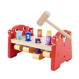 Tooky Toy TOOKY TOY Wbijak Przebijak Drewniany Kolorowy