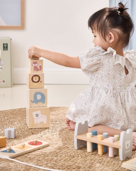 Viga Toys VIGA Zestaw Zabawek Edukacyjnych Pudełko Box od 12 miesiąca do 18 miesiąca