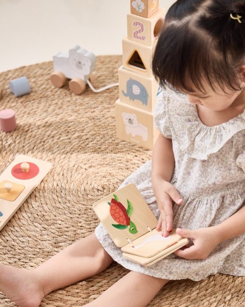 Viga Toys VIGA Zestaw Zabawek Edukacyjnych Pudełko Box od 12 miesiąca do 18 miesiąca