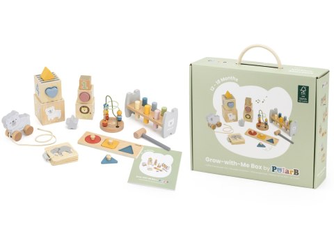 Viga Toys VIGA Zestaw Zabawek Edukacyjnych Pudełko Box od 12 miesiąca do 18 miesiąca