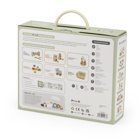 Viga Toys VIGA Zestaw Zabawek Edukacyjnych Pudełko Box od 12 miesiąca do 18 miesiąca