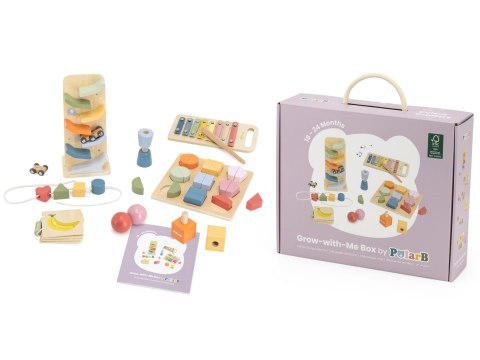 Viga Toys VIGA Zestaw Zabawek Edukacyjnych Pudełko Box od 18 miesiąca do 24 miesiąca