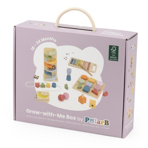 Viga Toys VIGA Zestaw Zabawek Edukacyjnych Pudełko Box od 18 miesiąca do 24 miesiąca