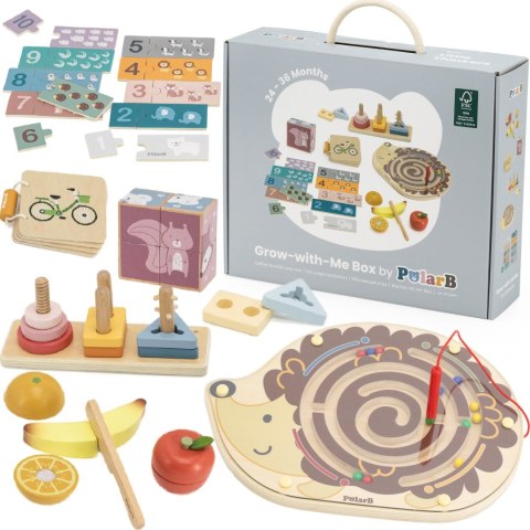 Viga Toys VIGA Zestaw Zabawek Edukacyjnych Pudełko Box od 24 miesiąca do 36 miesiąca